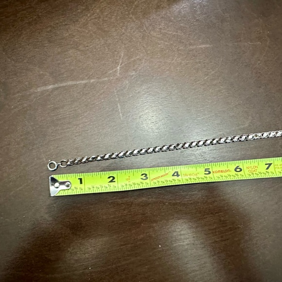 Vintage Cross pendent with Amethyst stone in middle. 950 sterling silver. - Picture 6 of 12